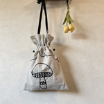 フリーステッチ　きのこアートバッグ