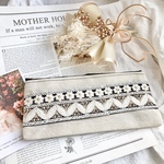 B級品　インド刺繍フラットペンケース　筆箱　インド刺繍筆箱　インド刺繍ペンケース　インド刺繍ペンポーチ　ペンケース　文房具入れ　可愛い