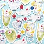 ひんやりどうぶつフレークシール（ポストカード付）