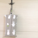 【再販】ボックスティッシュカバー☆しろくま