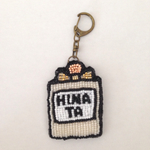 ビーズ刺繍ネームチャーム   香水瓶型