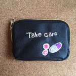 多目的ミニポーチ 「take care」