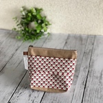ティッシュ入れ付きポーチ(赤