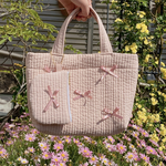 ⭐️アウトレット500円値下げ⭐️ヌビバッグ☆リボンピンク