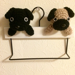 パグちゃん towel rack🎵