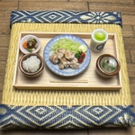 ◆ミニチュアフード　鶏竜田揚げ定食◆