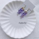 藤の花ピアス、イヤリング