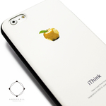 iphone6plus/6splusケース（5.5インチ用）軽量レザーケースiphone6カバー（ホワイト×ブラック）goldapple　ゴールドアップル