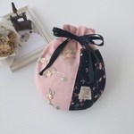 (4/15 New)Black rose・大人可愛いまんまる巾着