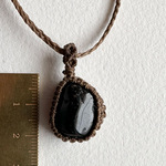 モリオン（黒水晶）タンブルペンダント