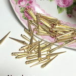 プラスチック製　スパークチャーム 長さ約19ｍｍ 20個セット ハンドメイド素材 アクセサリーパーツ