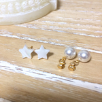 シェルスターパールピアス
