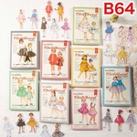 B64♡海外♡child fashion sticker♡8種セット