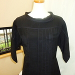 着物リメイク　黒のワンピース