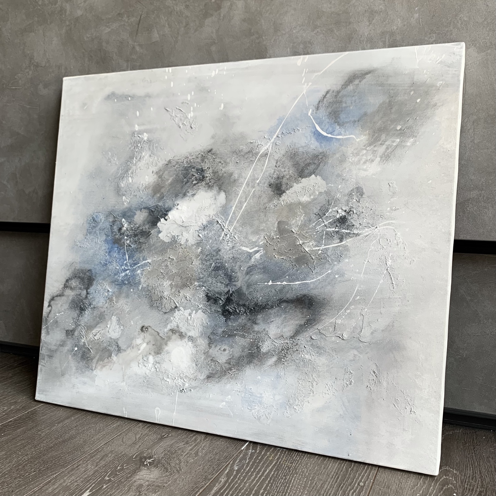 現代アート 53×45.5㎝ 大きめ モダン ニュアンス 絵画 原画 抽象画