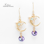 月星紫(1044) ピアス/イヤリング/ノンホールピアス/樹脂ピアス