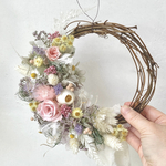 母の日　お花畑リース𓍯𓇠 ドライフラワー　プリザーブドフラワー　