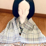 肌にやさしい 綿100%手織りスカーフ