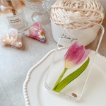 チューリップの押し花ケース
