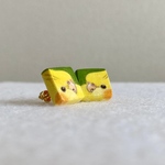手描きのオカメちゃんピアス