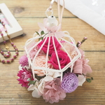 ラスト１個☆受注制作 Birdcage Rose de Fauchon ＊ 鳥かごアレンジメント