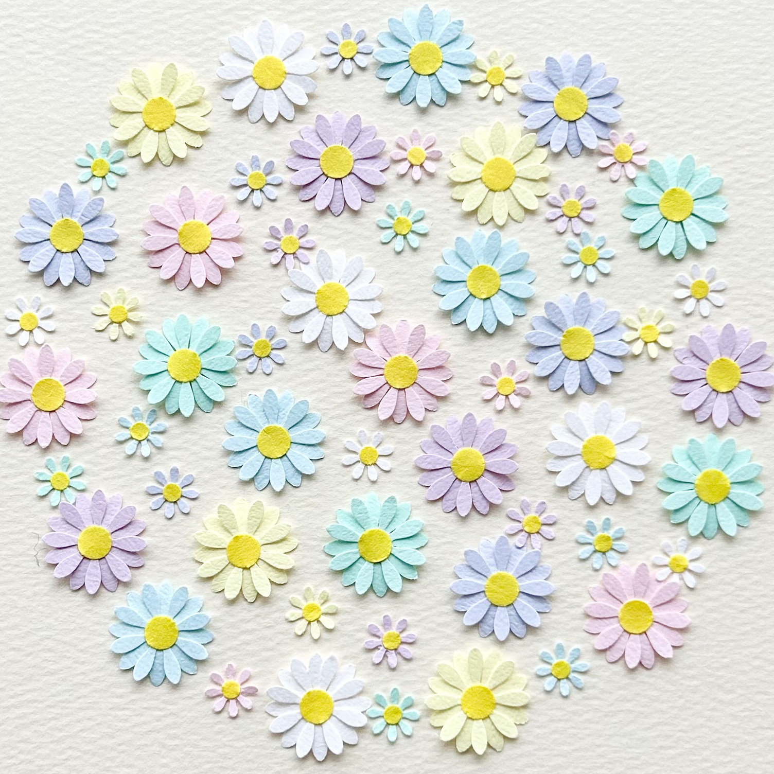 クラフトパンチひまわり🌻セット〜夏飾り アルバムデコレーション