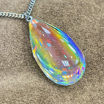 🌈レインボー雫ダイクロペンダント🌈