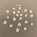 【ドライフラワー】勿忘草　白　25輪