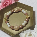 【B393】Milky caramel bracelet