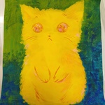 見つめる猫