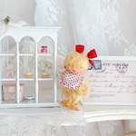 ふわふわひよこ🐣赤ドット