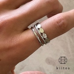 アレルギー対応　316L サージカルステンレス　bohemian vintage リング　指輪　サイズフリー　