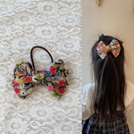 インド刺繍りぼん　BIG レッド✖︎ブルー