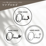 シンプルロゴ　ロゴデザイン　サークルロゴ