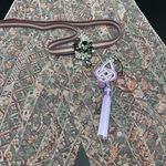 【スーパーゲリラ企画】0662正絹スマート帯揚げ＆帯留め・根付（帯飾り）・帯締め