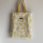 ✨ Ａ４サイズ ぺたんこトートバッグ　サブバッグ　＊　ミモザ