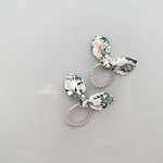 リボンベビーヘアゴム　リバティエターナル
