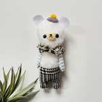 【5090番】小さな白クマchanぬいぐるみ
