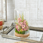 【botanical glass L size～rose garden～】✽自然を感じる✽ボタニカルグラス