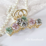 ミニ薔薇のバンスクリップ（送料無料）