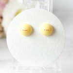 【ぷっくり可愛いまんまるひよこ】ヒヨコ　ひよこ　ピアス　イヤリング　ピンバッチ　ヘアピン アクセサリー　動物　アニマル　