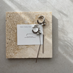  (再)【シルバー】 ロングイヤーカフ(淡水パール)