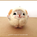 癒しの妖精✿momoちゃん　まん丸羊miniminiサイズストラップバージョン