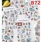 B72♡four seasons scenery＆song♡ステッカー4点セット