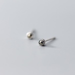 SV925  シンプル　ミミピアス　スタッドピアス　シルバー925 ピアス 金属アレルギー対応  セカンドピアス