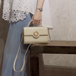 0234  HANAE MORI VINTAGE サークルモチーフヴィンテージ　バッグ　ショルダー　スマホ　花　アンティーク  クラシカル　ハッピーモチーフコスチューム　ブライダル　春夏秋冬　