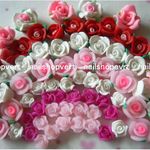 姫カラー樹脂薔薇3サイズ8種類70個