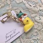 季節先取り☔️【キャバっ子カエル🐸の長靴キーホルダー】
