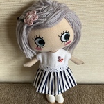 イーマリー服　ストライプマリン
