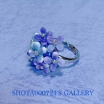 ［再販12］勿忘草のリング💍　　#minne_new  #勿忘草　#わすれな草